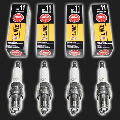 Свечи зажигания NGK V-Line /инжектор 16V/ ВАЗ 2108-21099, 2110-2112, 2113-2115, Калина, Приора, Гран 58212 - фото 37172