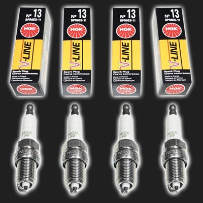 Свечи зажигания NGK V-Line /инжектор  8V/ ВАЗ 2104-2107, 2108-21099, 2110-2112, 2113-2115, Калина, П 58346 - фото 37248