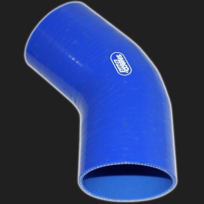 Переходник силиконовый  45° D=76 мм SAMCO SPORT синий 62207 - фото 39622
