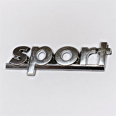 Надпись SPORT, хром (11 см х 2,4 см) 62333 - фото 39700
