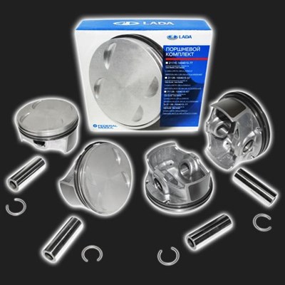 Поршни в сборе с кольцами и пальцами Federal Mogul ВАЗ 21126 16V /Лада-Приора/ d82,0 мм (комплект) 67476