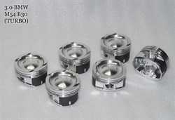Поршни СТИ BMW 3,0l M54B30 TURBO 84.25мм (CR=8,5) кольца 1,5/1,5/2,0 72661 - фото 46969