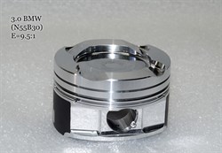 Поршни СТИ BMW 3,0l N55B30 84.25мм (CR=9,5) кольца 1,5/1,5/2,0 72673 - фото 46981