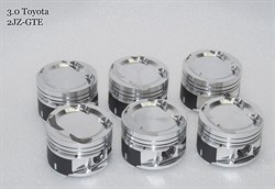 Поршни СТИ Toyota 3,0 1JZ-GTE (V=6,2) 86.0мм под кольца 1,5/1,5/4,0 72710 - фото 47019