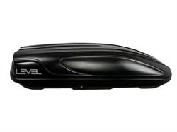 Автобокс LEVEL ЧЕРНЫЙ 450L ДВУСТОРОННИЙ 74327 - фото 51118
