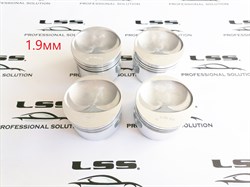 Поршни ТДМК ВАЗ 2110 8V d84.0 мм смешение 1.9 мм KMPRS 35,6 мм (4 штуки) 67127 - фото 51444