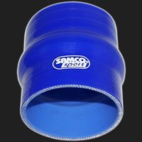 Переходник силиконовый прямой с демпфером D=76 мм SAMCO SPORT синий 58192
