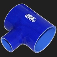 Переходник силиконовый прямой с фланцем D=70 мм SAMCO SPORT синий 58271