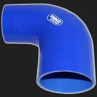 Переходник силиконовый  90° D=57/76 мм SAMCO SPORT синий 58562