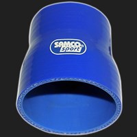 Переходник силиконовый прямой D=63/76 мм SAMCO SPORT синий 58638