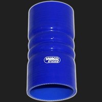 Переходник силиконовый прямой с двойным демпфером D=70 мм SAMCO SPORT синий 58878