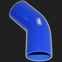 Переходник силиконовый  45° D=63 мм SAMCO SPORT синий 58919