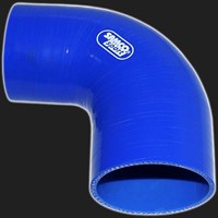 Переходник силиконовый  90° D=63/70 мм SAMCO SPORT синий 59507