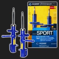 Стойка телескопическая передней подвески газомасляная АСОМИ SPORT (-30 мм) ВАЗ 1117-1119 /Лада-Калин 59732