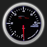 Прибор DEPO RACING /52 мм/ давления топлива, с тонированным стеклом 59958
