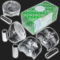 Поршни СТК ВАЗ 21116, 11186, 11189 8V d82,0 мм, безвтыковые (комплект с пальцами) 60003
