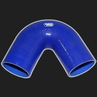 Переходник силиконовый 135° D=70 мм SAMCO SPORT синий 60023