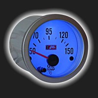 Прибор AUTO GAUGE температуры масла /52 мм/ с 7-цветной подсветкой циферблата, 90 град. 60088