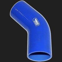 Переходник силиконовый  45° D=57 мм SAMCO SPORT синий 60452