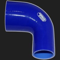Переходник силиконовый  90° D=51/76 мм SAMCO SPORT синий 61042