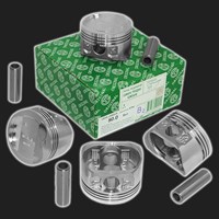 Поршни СТК LADA Largus  8V /K7M/ d80,0 мм, безвтыковые (комплект с пальцами) 62428