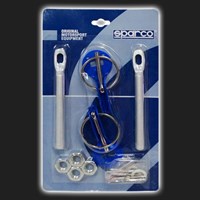 Замки капота универсальные SPARCO Style синие (комплект) 63064