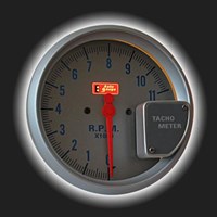 Прибор AUTO GAUGE тахометр /125 мм/ без вспышки, серебристый циферблат, на подставке, 0-11000 RPM 63207