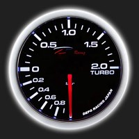 Прибор DEPO RACING /52 мм/ давления турбо, с тонированным стеклом 63429