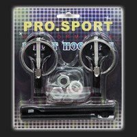 Замки капота универсальные PROSPORT чёрные (комплект) 64056