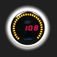 Прибор AUTO GAUGE часы /52 мм/ цифровые, с тонированным стеклом, красная подсветка 66720