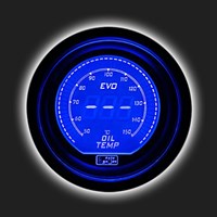 Прибор AUTO GAUGE температуры масла /52 мм/ Digital Gauge Series, с тонированным стеклом, синяя подс 67817