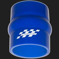 Переходник силиконовый прямой с демпфером D=57 мм TUNING SPORT синий 70022