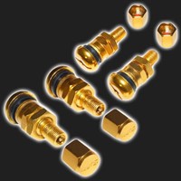 Ниппеля колёсные RAYS Style золотистые (4 штуки) 70581