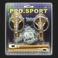 Замки капота универсальные PROSPORT золотистые (комплект) 70775