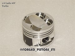 Поршни СТИ 16-кл 21124 82.0мм Турбо под шатун 2110 клапана 32/29 72636