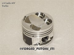 Поршни СТИ 16-кл 21124 82.4мм Турбо под шатун 2110 клапана 32/29 72637