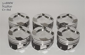 Поршни СТИ BMW 3,0l N55B30 84.25мм под кольца 1,5/1,5/2,0 степень std 72676