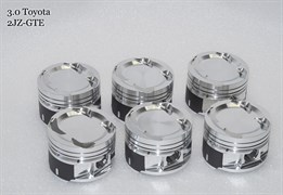 Поршни СТИ Toyota 3,0 1JZ-GTE (V=6,2) 86.0мм под кольца 1,5/1,5/4,0 72710