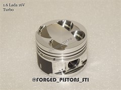Поршни СТИ 16-кл 21124 84.0мм Турбо под шатун 2110 клапана 32/29 74442