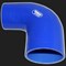 Переходник силиконовый  90° D=57/76 мм SAMCO SPORT синий 58562 - фото 37369
