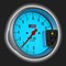 Прибор AUTO GAUGE тахометр /125 мм/ c внешней вспышкой, люминесцентный, с памятью, на подставке, 0-1 61928 - фото 39446