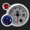 Прибор AUTO GAUGE тахометр /95 мм/ c дополнительной внешней вспышкой, белый циферблат, на подставке, 63668 - фото 40500
