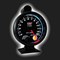 Прибор AUTO GAUGE температуры выхлопных газов /95 мм/ c дополнительной внешней вспышкой, чёрный, с с 64048 - фото 40732